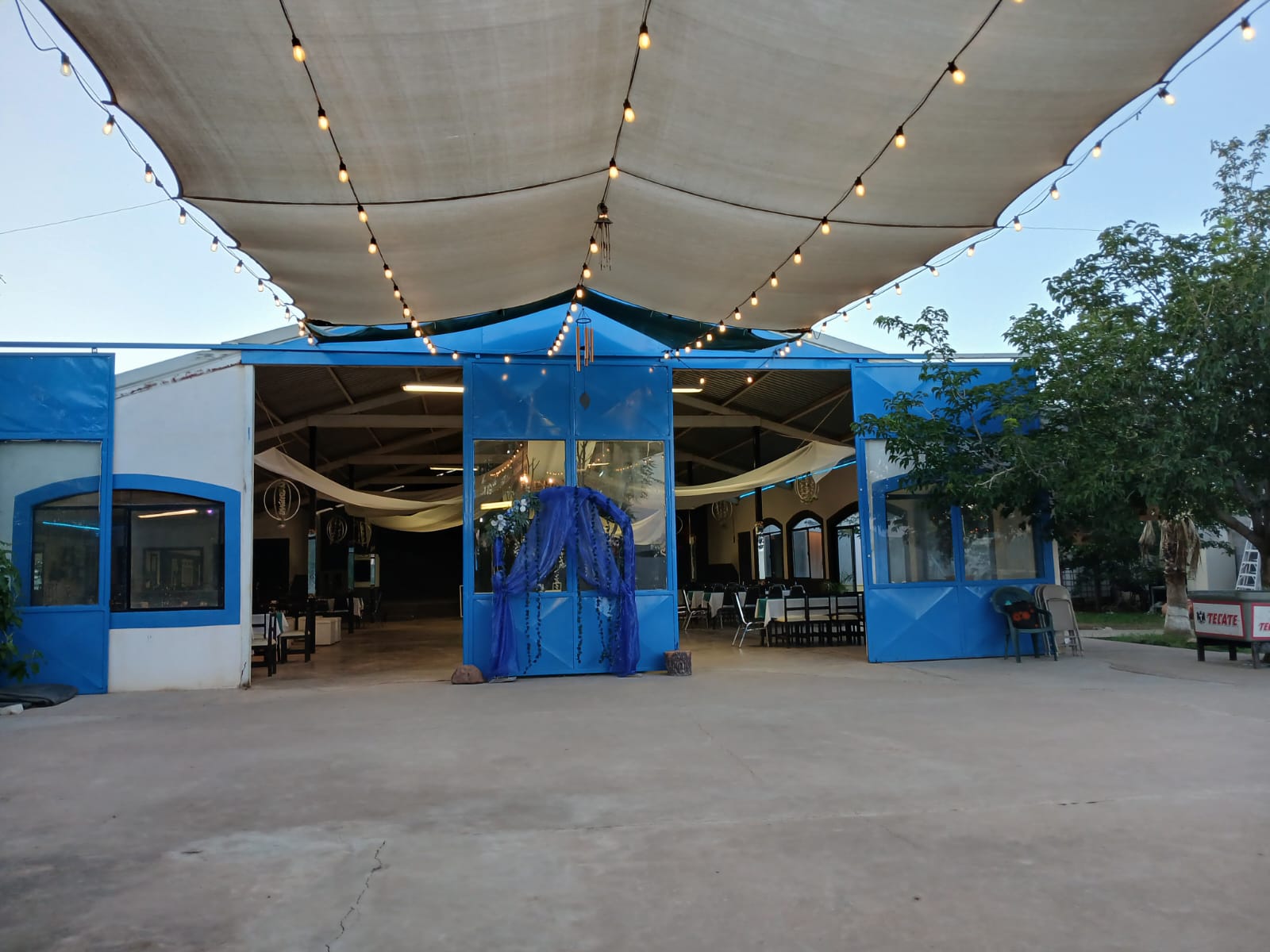 Entrada del espacio para eventos